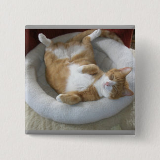 Happy Cat Pinback Button
