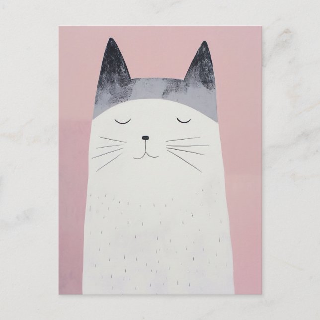 Happy Cat Postcard (Front)