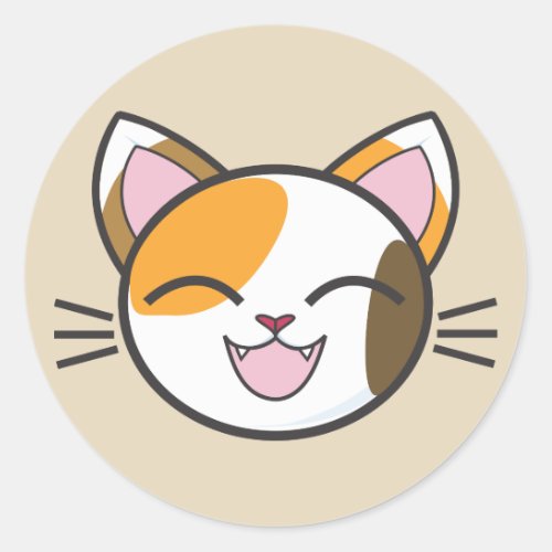 Happy cat stickers