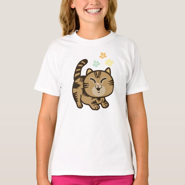 Happy cat T-Shirt (Front)