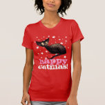 Happy Catmas Cat! Funny Christmas T-Shirt