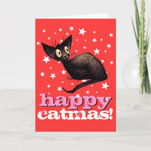 Happy Catmas! Funny Christmas and Holiday Cat