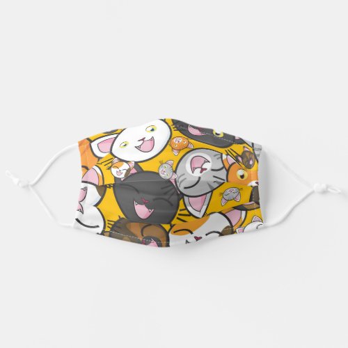Happy Cats Adult Cloth Face Mask