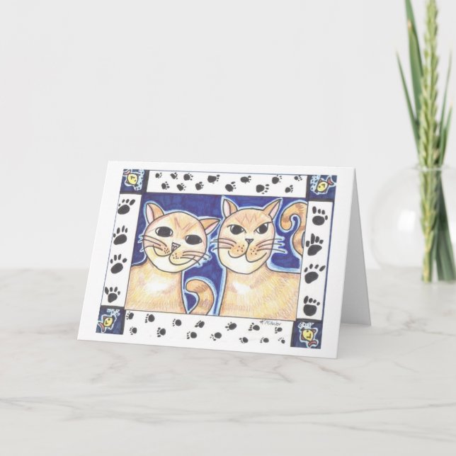 Happy Cats Card (Front)