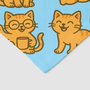 "Happy Cats" Cartoon Cheer Collection Pet Bandana Pet Bandana Collar