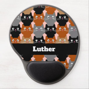 Happy cats gel mouse pad