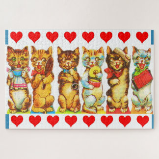 happy cats jigsaw puzzle