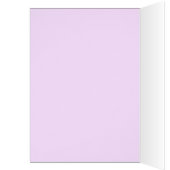 Happy Caturday Cute Purple Cat Cards (Inside (Left))