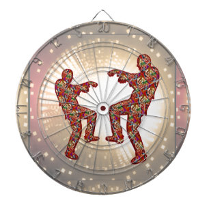 HAPPY CELEBRATIONS Print: ZOMBIE MOON Dance Dartboard