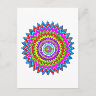 Happy Chakra Art Postcard