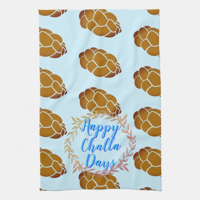 Happy Challa Days Kitchen Towel (Vertical)