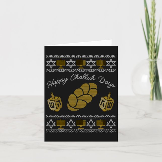 Happy Challah Days  Card (Front)
