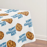 Happy Challah Days Hanukkah Chanukah Jewish Bread Tablecloth<br><div class="desc">Tablecloth print features an original marker illustration of a loaf of braided challah bread, with HAPPY CHALLAH DAYS in a fun font. Great for the Jewish holidays. Don't see what you're looking for? Need help with customization? Click "contact this designer" to have something created just for you! Custom orders happily...</div>
