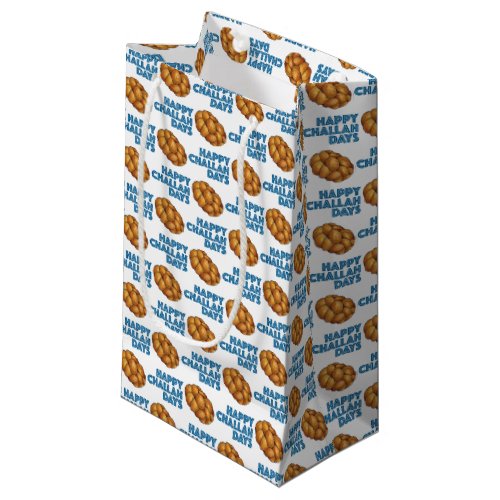 Happy Challah Days Jewish Holidays Bread Loaf Small Gift Bag