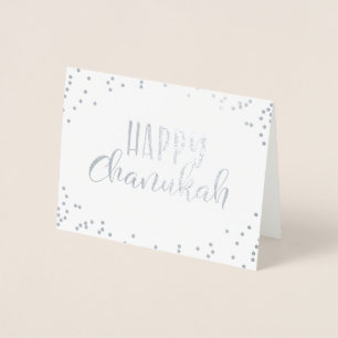 Happy Chanukah Foil Card