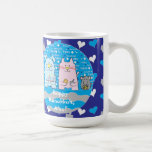 Happy Chanukah/Hanukkah PETS Blue Mug<br><div class="desc">Happy Chanukah/Hanukkah PETS, blue Mug for Chanukah/Hanukkah gift giving. Delete "Happy Hanukkah, Alec!" and replace with your words. Customize by using your favorite font style, size, color and wording to personalize mug! For added fun, add some dreidels and gold chocolate gelt to the mug, wrap with cellophane and tie it...</div>