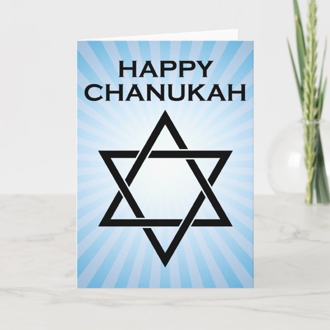 happy chanukah holiday card (Front)