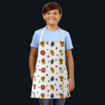Happy Chanukah Judah Maccabee Pattern Apron<br><div class="desc">Happy Chanukah, Judah Maccabee Patterned Apron. Personalize by deleting text and adding your own. Use your favorite font style, color, and size. Be sure to choose size and strap color. All design elements can be transferred to other Zazzle products and edited. Happy Hanukkah! Thanks for stopping by. Much appreciated! Size:...</div>