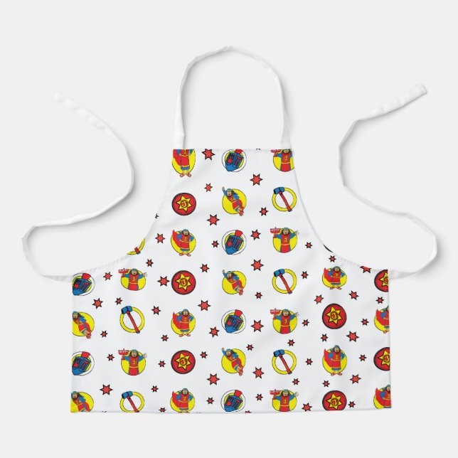 Happy Chanukah Judah Maccabee Pattern Apron (Front)