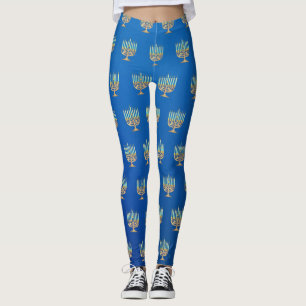 Happy Chanukah! Menorah Leggings