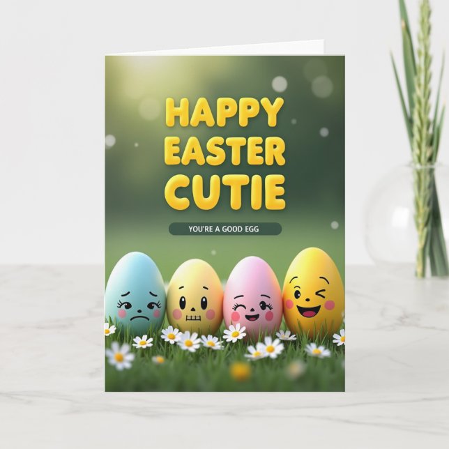 Happy Characters Greeting Card (Front)