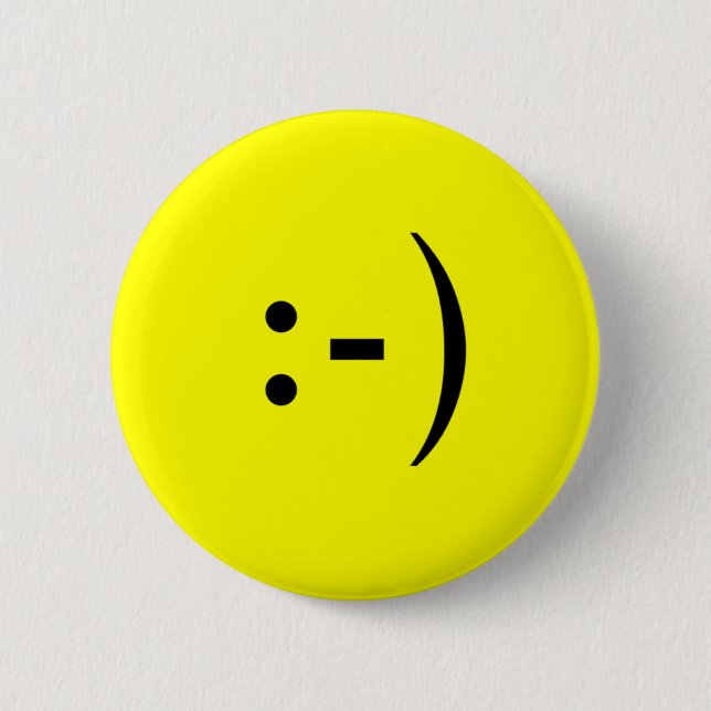 Happy Chatters Pinback Button (Front)