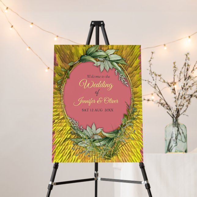 Happy cheerful optimism abstract   foam board (In Situ (Stand))