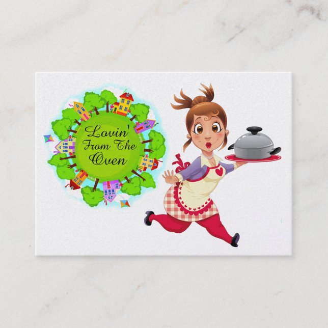 Happy Chef-Caterer-Mom-From Your Kitchen Card (Front)