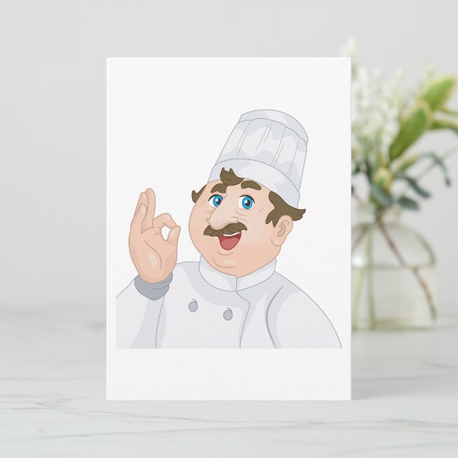 Happy Chef Invitations (Creator Uploaded)