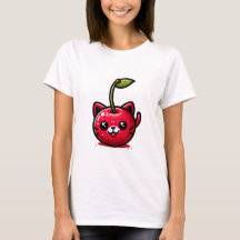 Happy Cherry Cat T-Shirt