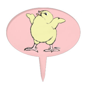 Happy Chick Cake Topper
