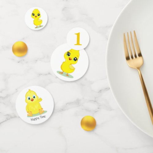 Happy Chick Table Confetti