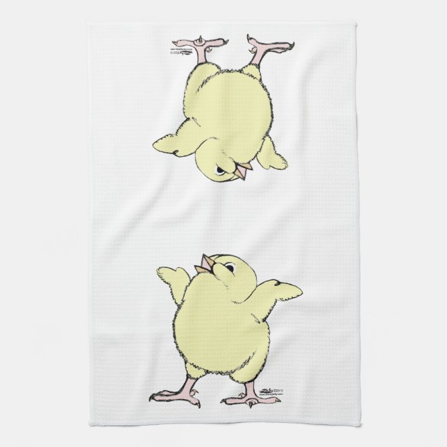 Happy Chick Towel (Vertical)