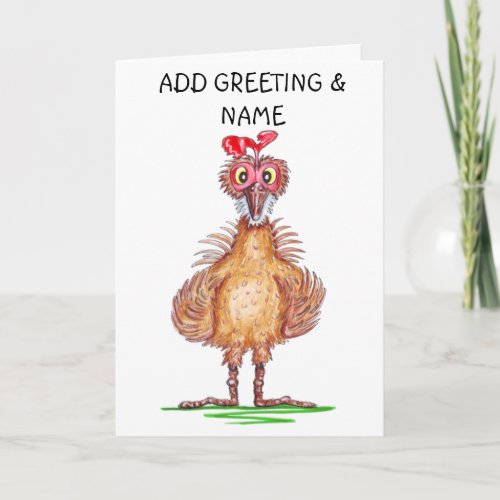 Happy Chicken Card