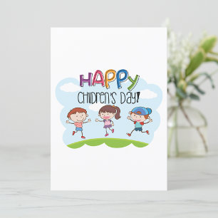 Happy Childrens Day Kids Celebration Invitation
