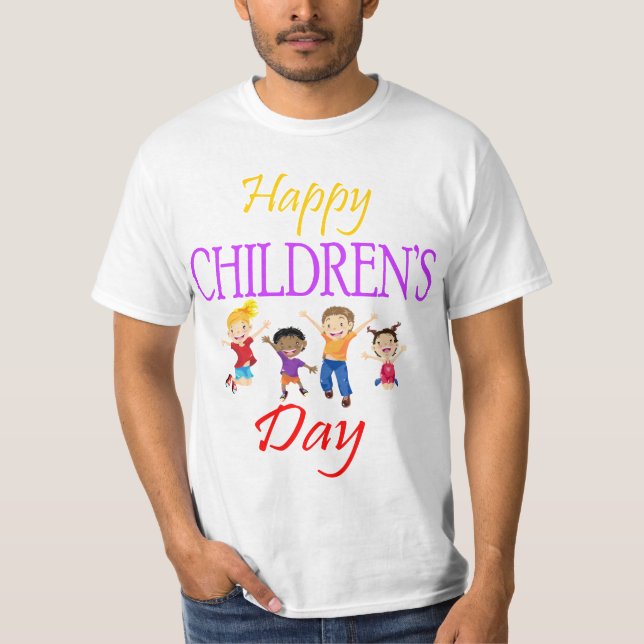 Happy Children's Day T-Shirt (Front)