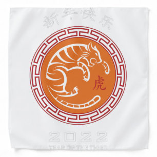 Happy chinese new year 2022. bandana