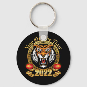 Happy Chinese New Year 2022 Year of the Tiger Keychain