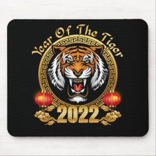 Happy Chinese New Year 2022 Year of the Tiger Mouse Pad