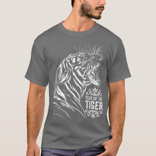 Happy Chinese New Year 2022 Year of The Tiger Zodi T_Shirt
