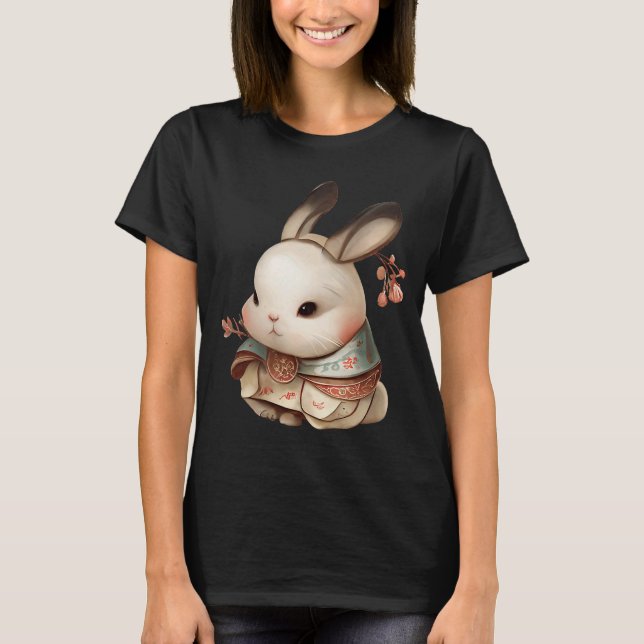 Happy Chinese New Year 2023 Of Red Rabbit Zodiac F T-Shirt (Front)