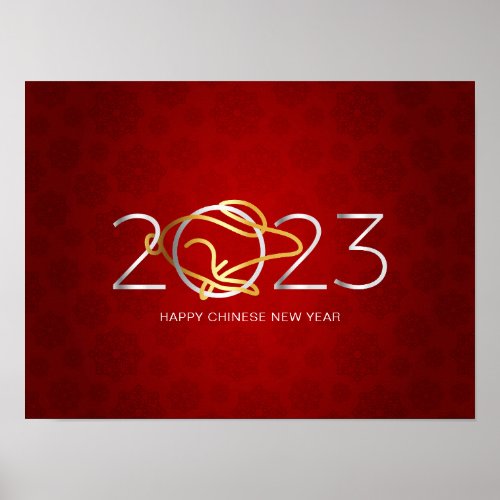 Happy Chinese New Year 2023 Poster