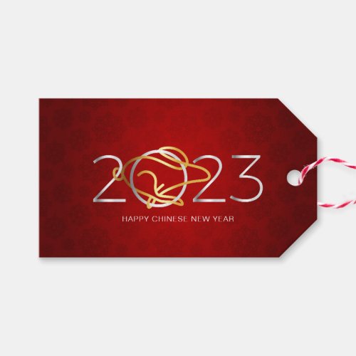 Happy Chinese New Year 2023 Poster Gift Tags