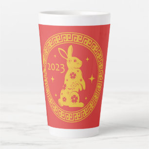 Happy Chinese New Year 2023 Rabbit Latte Mug