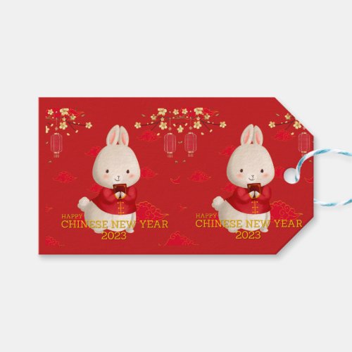Happy Chinese New Year 2023 _ Year Of Rabbit Gift Tags