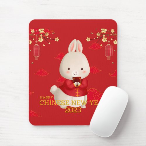 Happy Chinese New Year 2023 _ Year Of Rabbit Mouse Pad