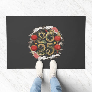 Happy Chinese New Year 2025 Snake Culture Doormat