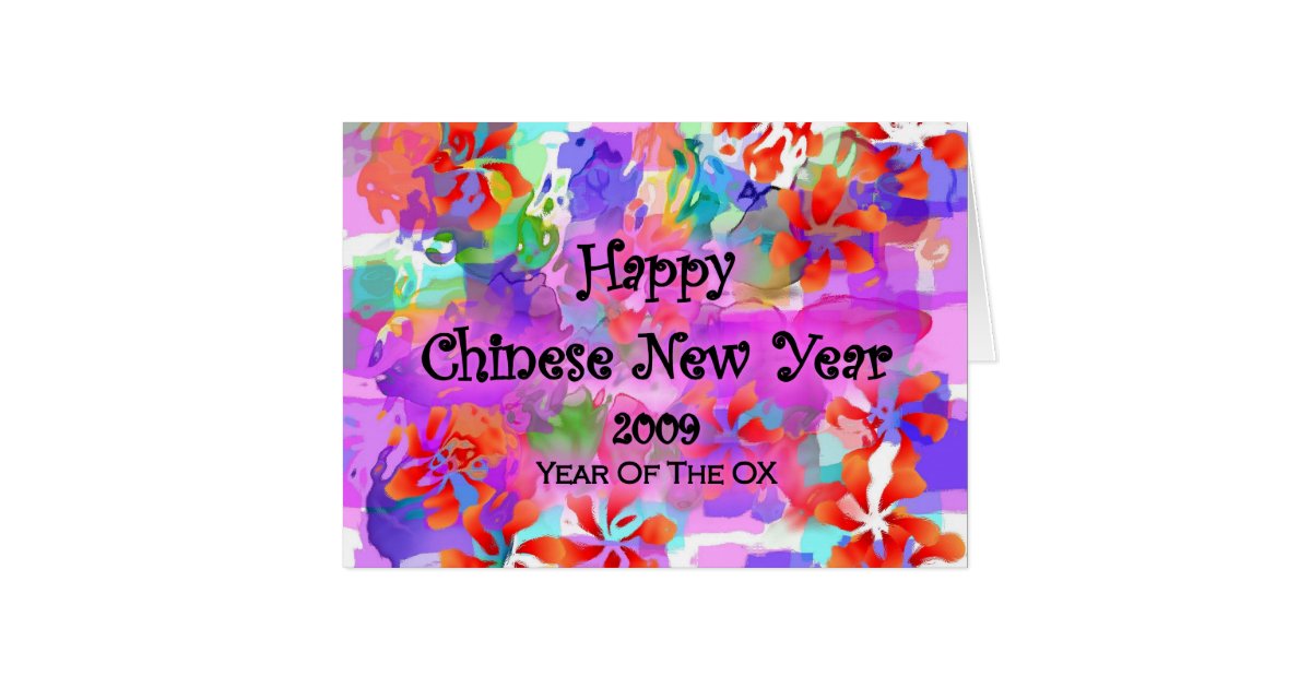 Happy Chinese New Year Card | Zazzle.com