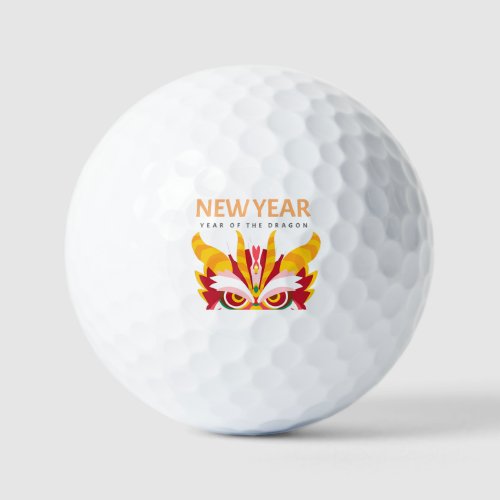Happy Chinese New Year Golf Balls