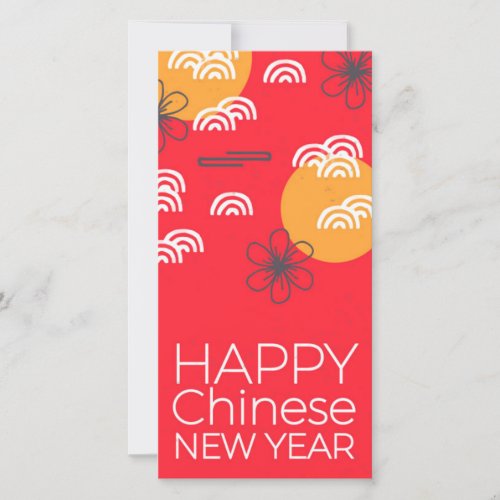 Happy Chinese New Year Holiday Card